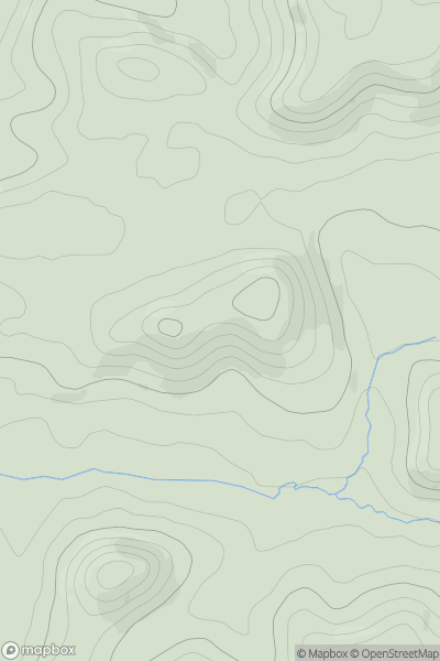 Thumbnail image for Waddon Hill [South Central England] [SY495945] showing contour plot for surrounding peak